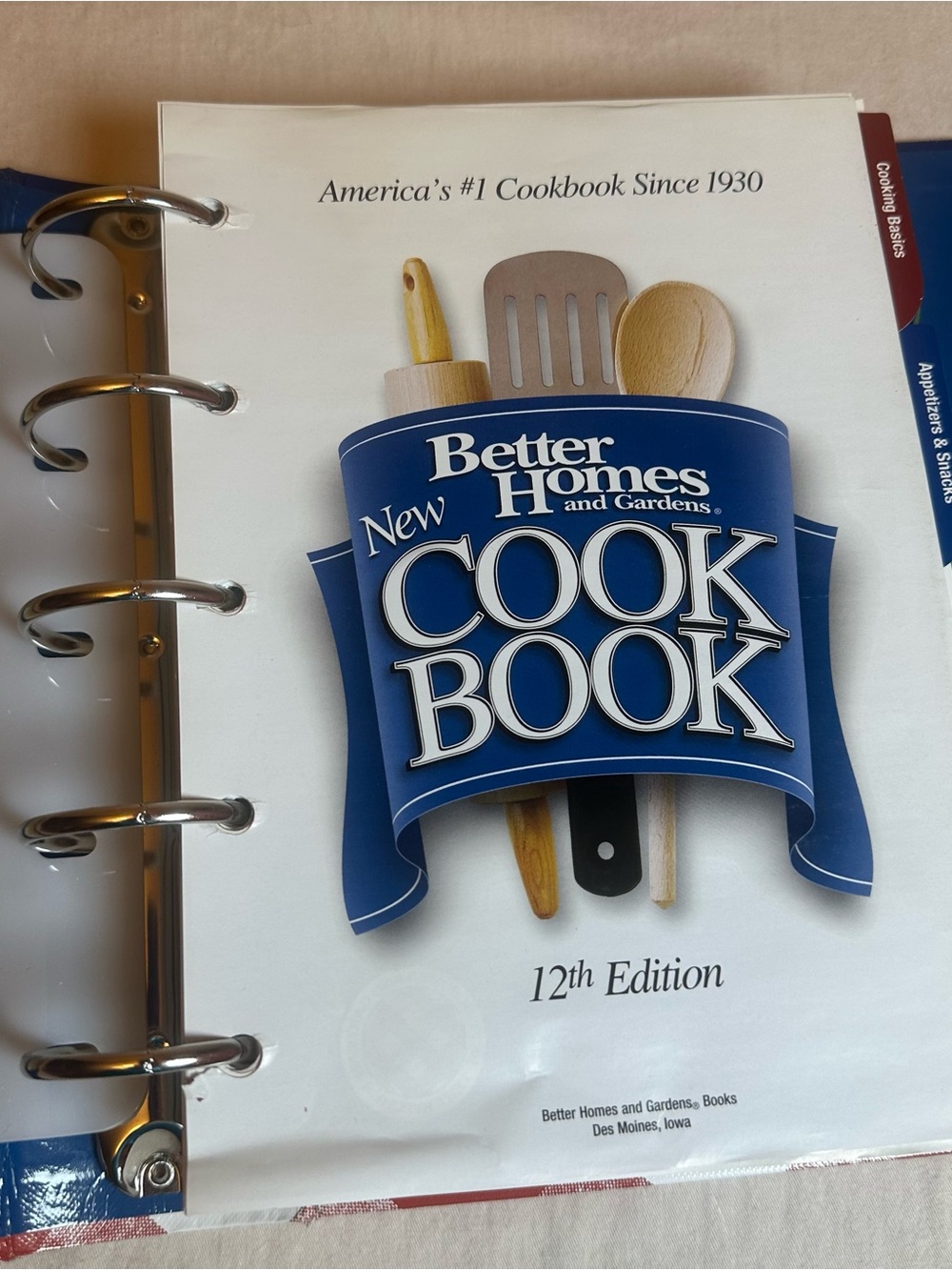 Vintage 12th Edition Better Homes And Gardens Binder New Cookbook 2003 - Picture 5 of 11